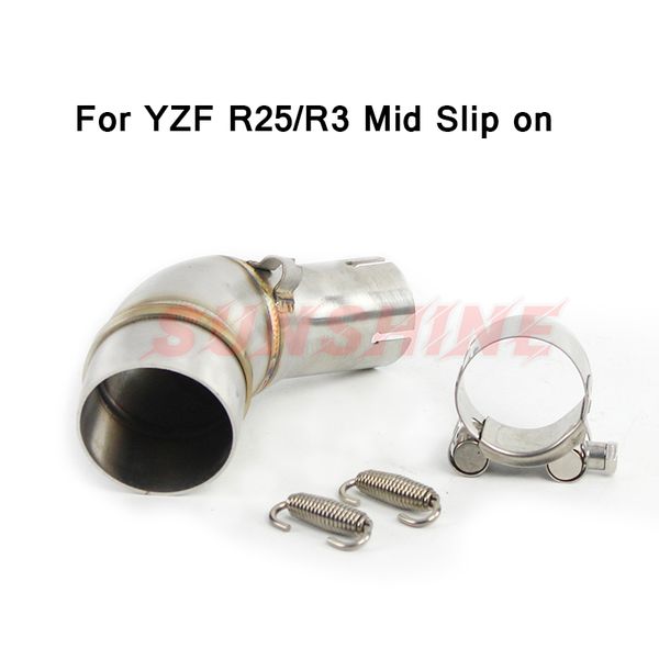 for yzf r25 r3 slip on exhaust mid systems modified middle connection pipe stainless steel tube r3 r 25
for yzf r25 r3 slip on exhaust mid systems modified middle connection pipe stainless steel tube r3 r 25
