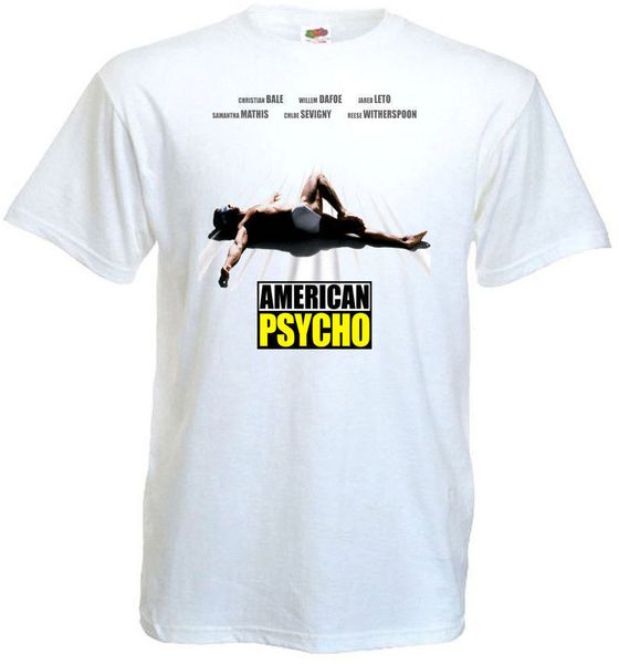 american psycho v4 t shirt white movie poster all sizes s-3xl print t-shirt summer style short sleeve brand
american psycho v4 t shirt white movie poster all sizes s-3xl print t-shirt summer style short sleeve brand