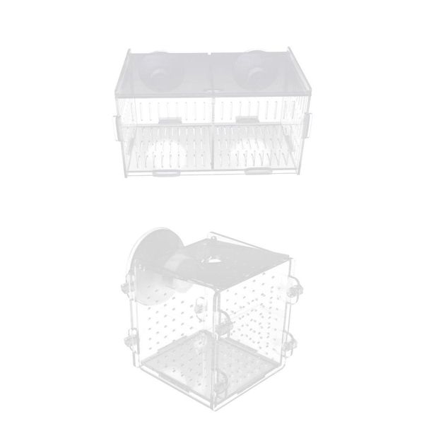 2 pcs fish breeding isolated box double hatching incubator fish separate aquarium tank
2 pcs fish breeding isolated box double hatching incubator fish separate aquarium tank