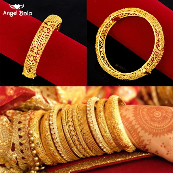 muslim new fashion lady luxury gold color jewelry bangles ethiopian african women dubai bracelet party wedding gifts, Golden;silver
muslim new fashion lady luxury gold color jewelry bangles ethiopian african women dubai bracelet party wedding gifts, Golden;silver