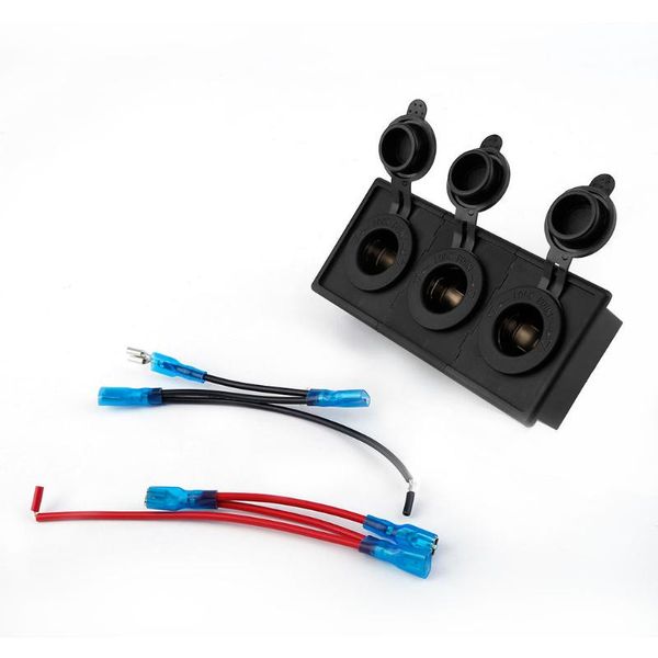12v/24v power socket abs housing holder kit with 3pcs sockets suitable for car boat rv motorcycle marine black
12v/24v power socket abs housing holder kit with 3pcs sockets suitable for car boat rv motorcycle marine black
