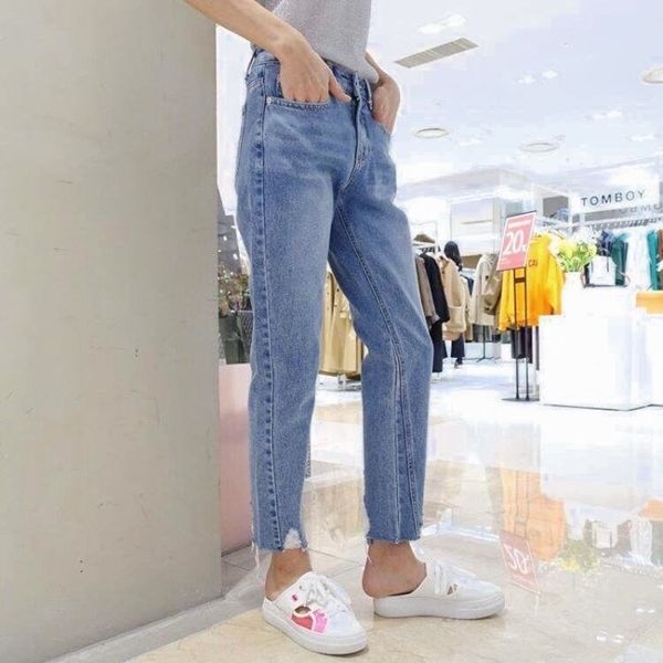 women's jeans tassel high waist straight 2021 early autumn female denim ankle-length pants, Blue
women's jeans tassel high waist straight 2021 early autumn female denim ankle-length pants, Blue