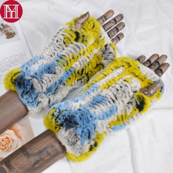 five fingers gloves 2021 winter girl natural real rex fur good elastic knitted mittens lady, Blue;gray
five fingers gloves 2021 winter girl natural real rex fur good elastic knitted mittens lady, Blue;gray