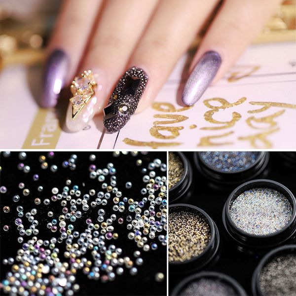 nail art decorations hnuix 1 pieces caviar beads rhinestones for nails micro pixie crystal stones 3d charms decoration, Silver;gold
nail art decorations hnuix 1 pieces caviar beads rhinestones for nails micro pixie crystal stones 3d charms decoration, Silver;gold
