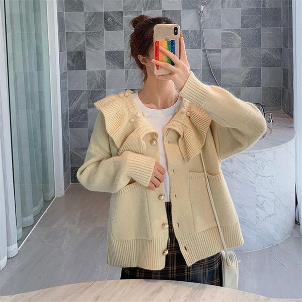 ruffles cute knitted sweet 2019 loose cardigans casual elegant girls autumn high street office lady sweater, White;black
ruffles cute knitted sweet 2019 loose cardigans casual elegant girls autumn high street office lady sweater, White;black