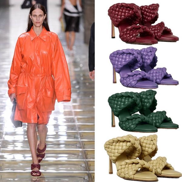 new woven knit leather peep toe high heel shoes woman madame stiletto mules high heel slippers point toe slides ladies shoes, Black
new woven knit leather peep toe high heel shoes woman madame stiletto mules high heel slippers point toe slides ladies shoes, Black