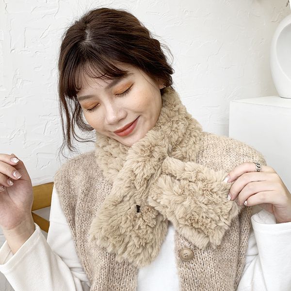 women winter thicken plush faux fur scarf solid collar shawl neck warmer shrugs knitted neckerchief long wrap, Blue;gray
women winter thicken plush faux fur scarf solid collar shawl neck warmer shrugs knitted neckerchief long wrap, Blue;gray