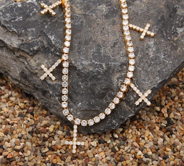 в bling king cross религиозное и теннисные цепи подвеска cz ожерелье micro полный цирконий jewelry13, Silver 
в bling king cross религиозное и теннисные цепи подвеска cz ожерелье micro полный цирконий jewelry13, Silver