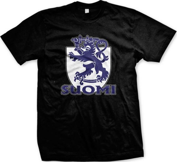 suomi crest - finnish pride finland nationality mens t-shirt