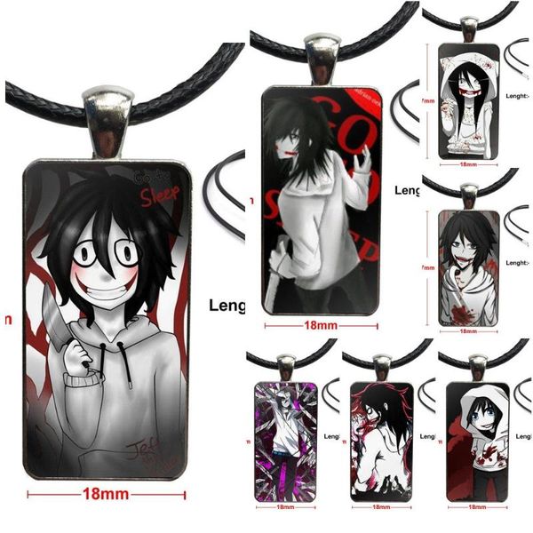 anime horror jeff the killer fashion necklace handmade rectangle shape choker necklace jewelry multi designs for kids beads, Silver
anime horror jeff the killer fashion necklace handmade rectangle shape choker necklace jewelry multi designs for kids beads, Silver