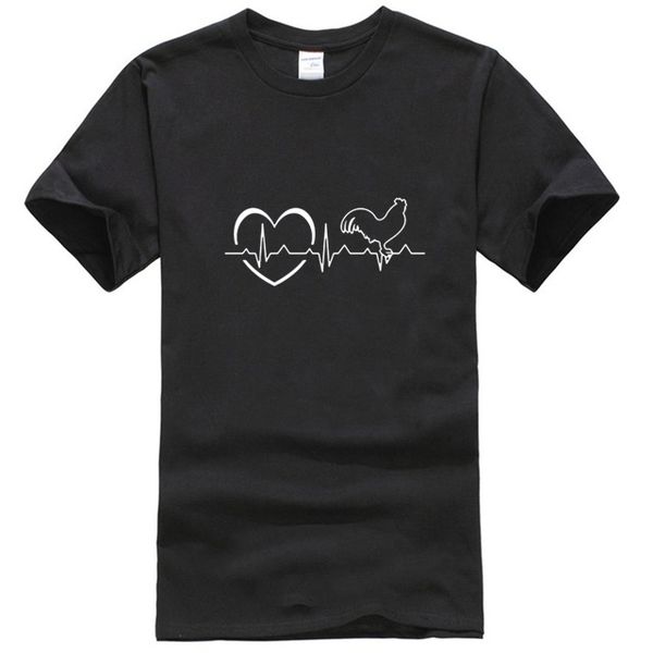 men new summer fashion love chicken t shirt cotton heartbeat of hen t-shirt camisetas tshirt
men new summer fashion love chicken t shirt cotton heartbeat of hen t-shirt camisetas tshirt
