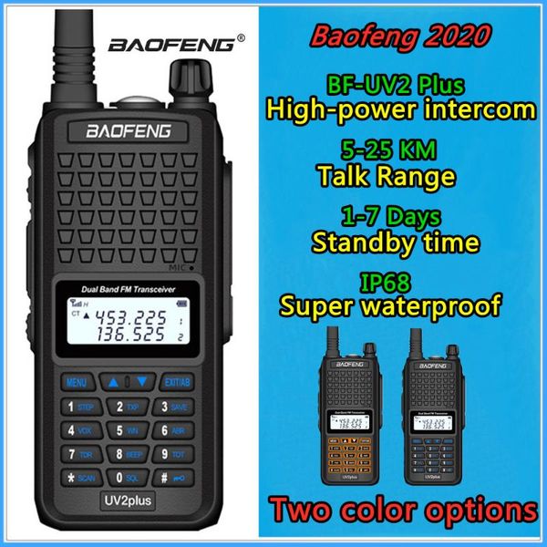 walkie talkie 2021 baofeng walkie-talkie long distance 25km uv2plus cb ham radio hf transceiver uhf vhf ip68 waterproof 5r
walkie talkie 2021 baofeng walkie-talkie long distance 25km uv2plus cb ham radio hf transceiver uhf vhf ip68 waterproof 5r