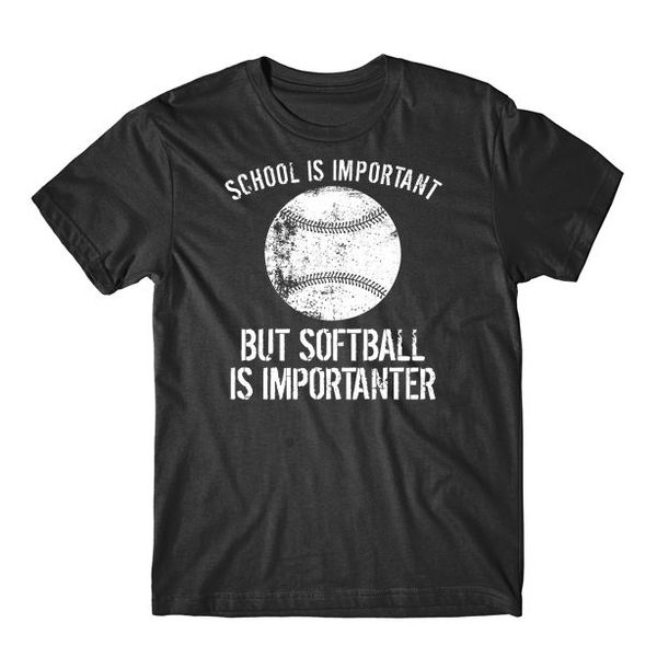 2019 new summer tee shirt school is important but softball is importanter funny t-shirt cool t-shirt
2019 new summer tee shirt school is important but softball is importanter funny t-shirt cool t-shirt