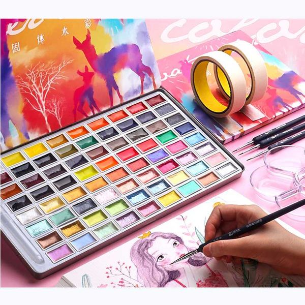 48 colors solid watercolor set basic neone glitter watercolor paint /metal color solid paint for beginner drawing
48 colors solid watercolor set basic neone glitter watercolor paint /metal color solid paint for beginner drawing