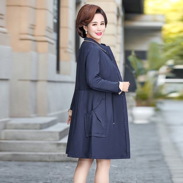 women's trench coats spring autumn mid-length coat women korean fashion loose ladies casual windbreaker middle-aged, Tan;black
women's trench coats spring autumn mid-length coat women korean fashion loose ladies casual windbreaker middle-aged, Tan;black
