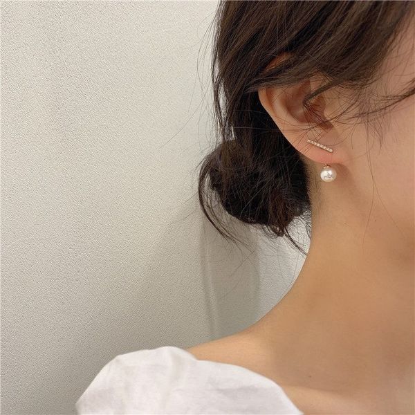 stud korean simple rhinestone zircon metal pearl small earrings for women girl party wedding accessories jewelry, Golden;silver
stud korean simple rhinestone zircon metal pearl small earrings for women girl party wedding accessories jewelry, Golden;silver