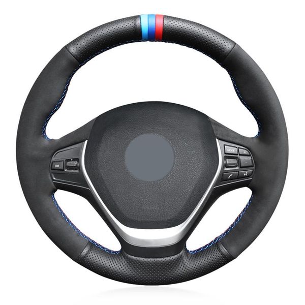 black suede genuine leather car steering wheel cover for f20 2012-2020 f45 2014-2020 f30 f31 f34 2013-2020 f32 f33 f36 2014
black suede genuine leather car steering wheel cover for f20 2012-2020 f45 2014-2020 f30 f31 f34 2013-2020 f32 f33 f36 2014