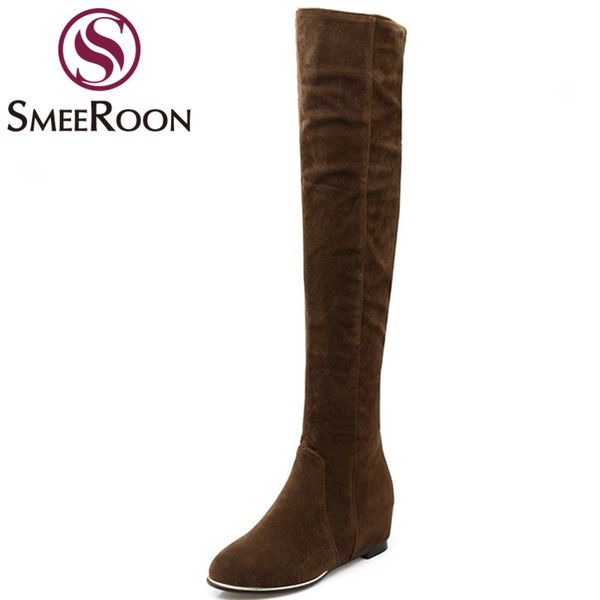boots smeeroon over the knee for woman thigh high keep warm round toe winter zipper women shoes, Black
boots smeeroon over the knee for woman thigh high keep warm round toe winter zipper women shoes, Black