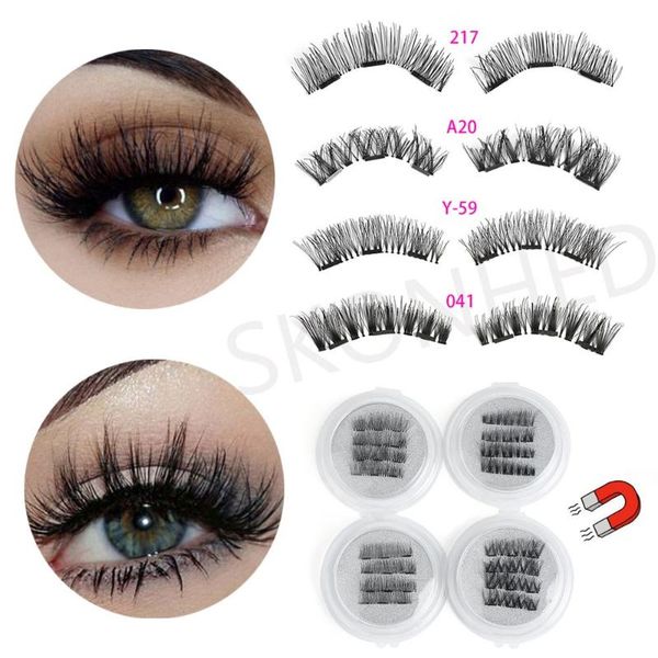 false eyelashes 1 set triple magnetic full coverage glue-lashes cross long magnet eye make up extension makeup tools
false eyelashes 1 set triple magnetic full coverage glue-lashes cross long magnet eye make up extension makeup tools