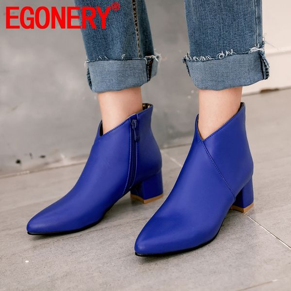 boots egonery fashion woman booties pointed toe 4.5cm mid heels shoes 2021 winter plush red blue black zip office ankle
boots egonery fashion woman booties pointed toe 4.5cm mid heels shoes 2021 winter plush red blue black zip office ankle