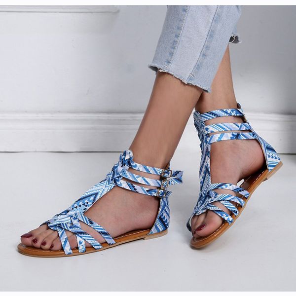 women leopard sandals ladies gladiator flats female ankle strap shoes women's open toe comfortable footwear 2020 plus size, Black
women leopard sandals ladies gladiator flats female ankle strap shoes women's open toe comfortable footwear 2020 plus size, Black