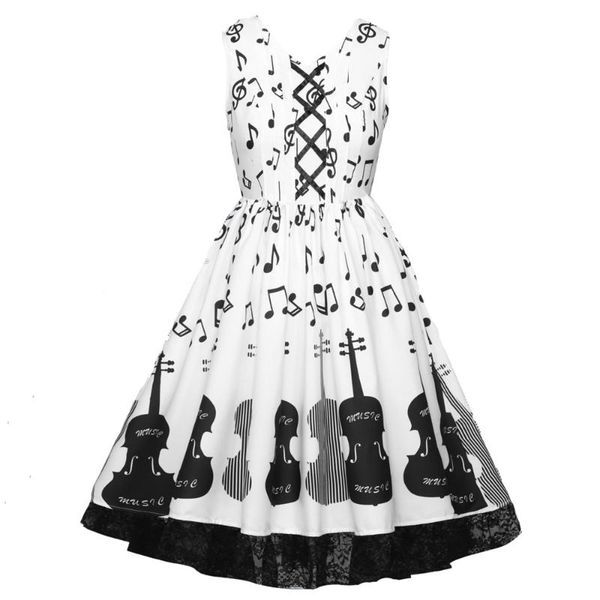 5xl plus size women summer vintage dress clothing musical note robe retro swing casual 50s 60s rockabilly party dresses vestidos, Black;gray
5xl plus size women summer vintage dress clothing musical note robe retro swing casual 50s 60s rockabilly party dresses vestidos, Black;gray