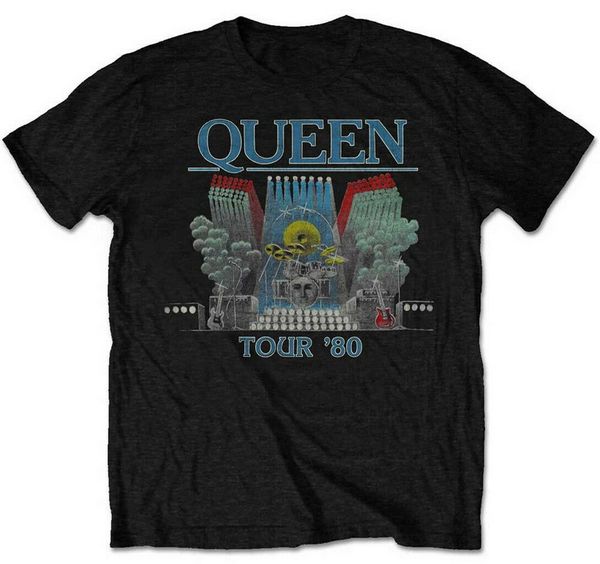 queen 'tour '80' t-shirt new cotton fashion classic tee shirt 11 colors for mens
queen 'tour '80' t-shirt new cotton fashion classic tee shirt 11 colors for mens