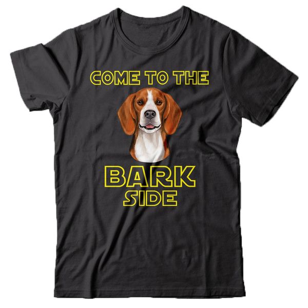 новая футболка моды популярный тип man футболка beagle dog t-shirt come to the bark side мужчины хлопок тис streetwear
новая футболка моды популярный тип man футболка beagle dog t-shirt come to the bark side мужчины хлопок тис streetwear