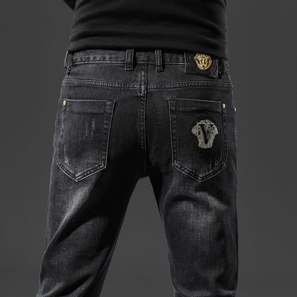 2020 мода узкие мужские джинсы мужские straight тонкие эластичные джинсы mens casual байкер мужской stretch denim классические брюки для брю, Blue
2020 мода узкие мужские джинсы мужские straight тонкие эластичные джинсы mens casual байкер мужской stretch denim классические брюки для брю, Blue