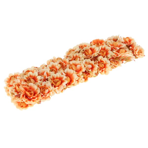 60pcs artificial flower stamen flowers with flexible wire stem wreath flower basket diy wedding decor