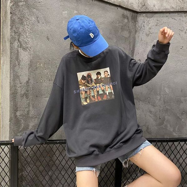 aiweisu ai weisu 2020 autumn new print pattern all-match casual loose round neck long sleeve sweater sweatersweater for women damlo, Black
aiweisu ai weisu 2020 autumn new print pattern all-match casual loose round neck long sleeve sweater sweatersweater for women damlo, Black