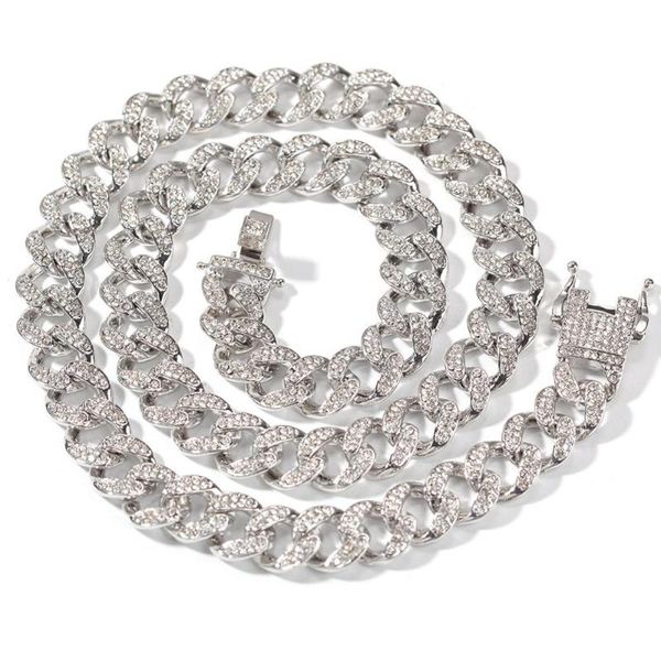 chains golden silver color iced out bling cz curb link chain miami hip hop cuban necklace men's rap gift jewelry rhinestone 12mm heavy
chains golden silver color iced out bling cz curb link chain miami hip hop cuban necklace men's rap gift jewelry rhinestone 12mm heavy