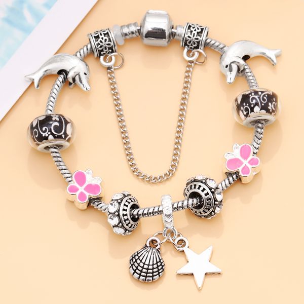 luxury crystal shell star charm bracelets&bangles stainless steel bracelets for women jewellery pulseira feminina bracelet, Golden;silver
luxury crystal shell star charm bracelets&bangles stainless steel bracelets for women jewellery pulseira feminina bracelet, Golden;silver