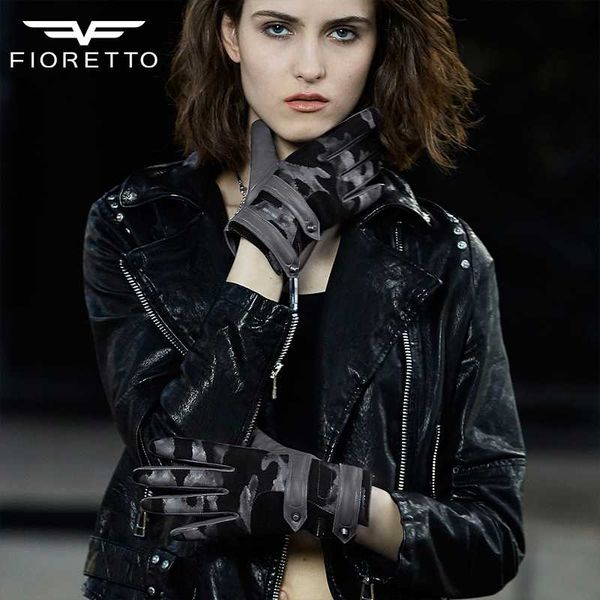 five fingers gloves fioretto genuine leather for women camouflage touch screen thermal lined driving winter mittens buckles, Blue;gray
five fingers gloves fioretto genuine leather for women camouflage touch screen thermal lined driving winter mittens buckles, Blue;gray