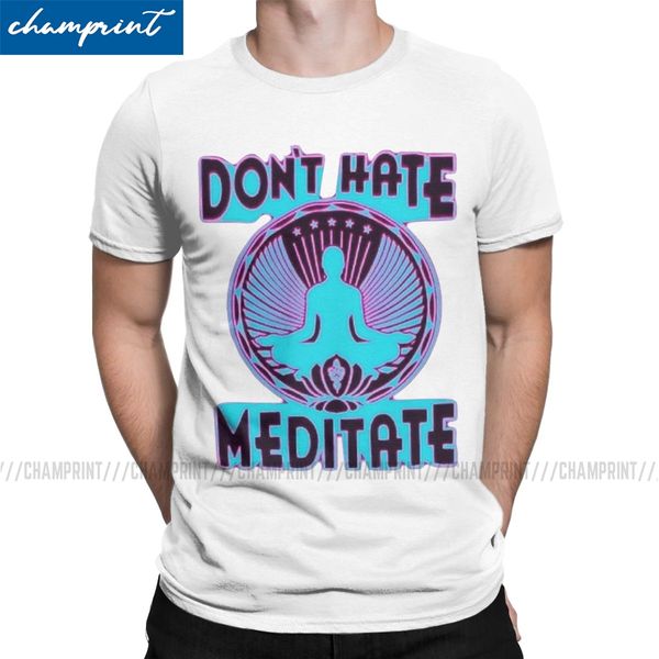 leisure don't hate meditate t-shirt for men pure cotton t shirts buddhism buddha spiritual religion tee shirt plus size clothing
leisure don't hate meditate t-shirt for men pure cotton t shirts buddhism buddha spiritual religion tee shirt plus size clothing