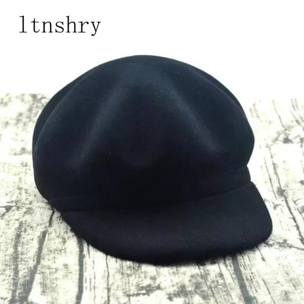 berets elegant women's autumn winter hats 100% wool sboy caps warm thick beret for women style solid simple female hat, Blue;gray
berets elegant women's autumn winter hats 100% wool sboy caps warm thick beret for women style solid simple female hat, Blue;gray