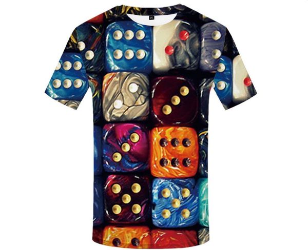 Dice 3D Print T Shirt for Men Women Casual Crew Neck Tops Tee Summer Short Sleeve Tee
Dice 3D Print T Shirt for Men Women Casual Crew Neck Tops Tee Summer Short Sleeve Tee