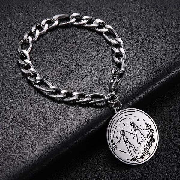likgreat figaro chain bracelet for women men round scenery pendant charm mountain beach fashion jewelry pulseras mujer, Golden;silver
likgreat figaro chain bracelet for women men round scenery pendant charm mountain beach fashion jewelry pulseras mujer, Golden;silver