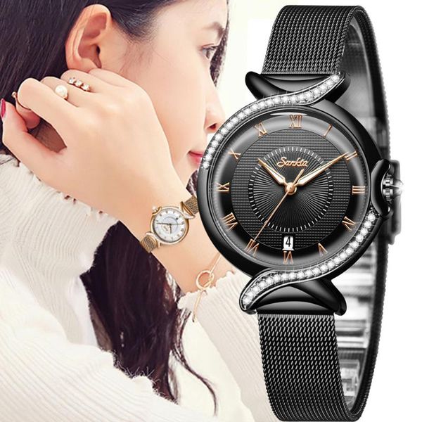 relogio feminino women watches fashion gold watch quartz waterproof sport watch date montre femme 2020, Slivery;brown
relogio feminino women watches fashion gold watch quartz waterproof sport watch date montre femme 2020, Slivery;brown