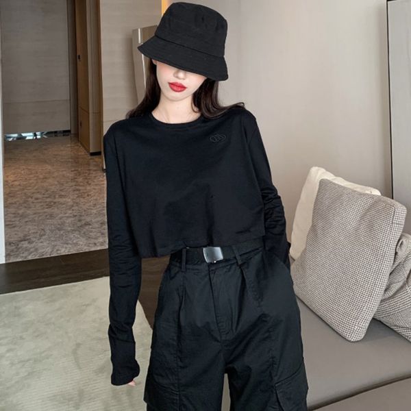 women's t-shirt goohojio 2021 solid color black long sleeve women harajuku chic t-shirts womens tshirts autumn vintage, White
women's t-shirt goohojio 2021 solid color black long sleeve women harajuku chic t-shirts womens tshirts autumn vintage, White