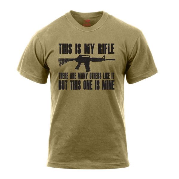 2019 fashion summer style rothco 'this is my rifle', military, 2nd amendment t-shirt, coyote brown tee shirt
2019 fashion summer style rothco 'this is my rifle', military, 2nd amendment t-shirt, coyote brown tee shirt