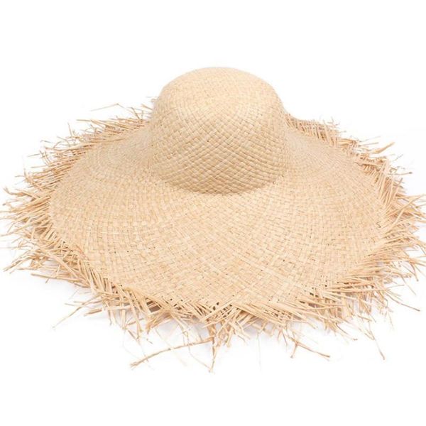 wide brim hats missky women sun solid color summer straw hat fur outdoor beach sunscreen female accessory, Blue;gray
wide brim hats missky women sun solid color summer straw hat fur outdoor beach sunscreen female accessory, Blue;gray