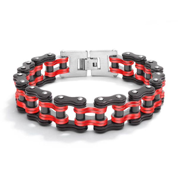 men bike chain bracelet stainless steel biker bicycle motorcycle link chain punk heavy jewelry 16mm wide dropshiping gs934, Black
men bike chain bracelet stainless steel biker bicycle motorcycle link chain punk heavy jewelry 16mm wide dropshiping gs934, Black