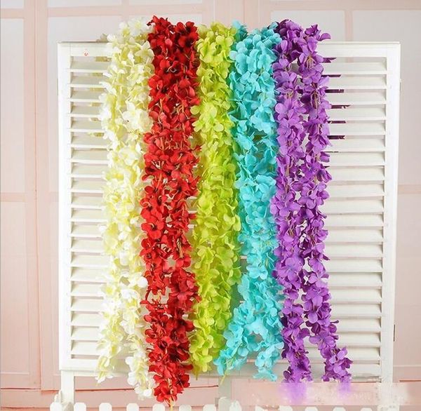 80 (200cm) super long artificial silk flower hydrangea wisteria garland for garden home wedding decoration supplies 8 colors epacket
80 (200cm) super long artificial silk flower hydrangea wisteria garland for garden home wedding decoration supplies 8 colors epacket
