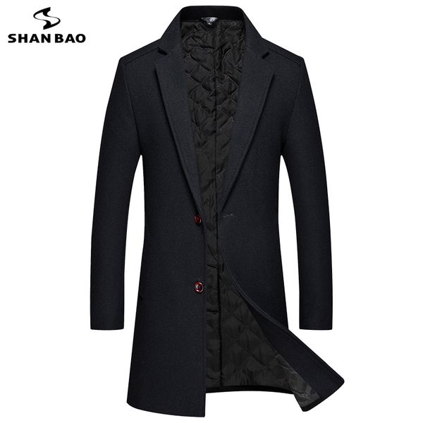 shan bao brand thick warm winter men's long wool coat classic simple single-breasted lapel slim-fit casual coat black gray red
shan bao brand thick warm winter men's long wool coat classic simple single-breasted lapel slim-fit casual coat black gray red