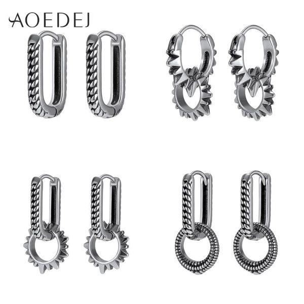 hoop & huggie aoedej male stainless steel earrings punk style earring for men hip hop ear round biker jewelry accessories, Golden;silver
hoop & huggie aoedej male stainless steel earrings punk style earring for men hip hop ear round biker jewelry accessories, Golden;silver