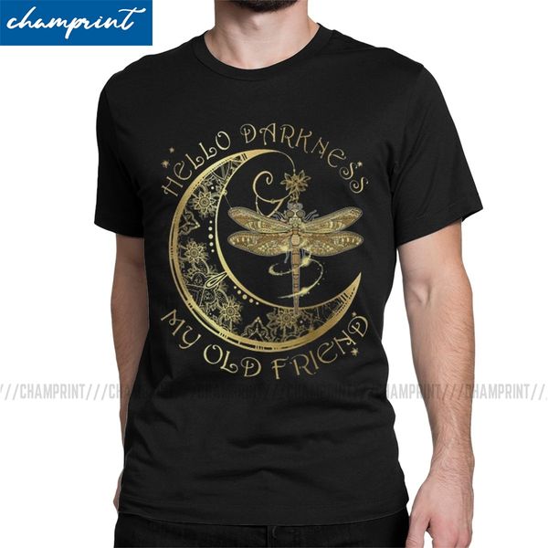 men's t-shirt hello darkness my old friend leisure cotton tees short sleeve t shirts round collar plus size
men's t-shirt hello darkness my old friend leisure cotton tees short sleeve t shirts round collar plus size