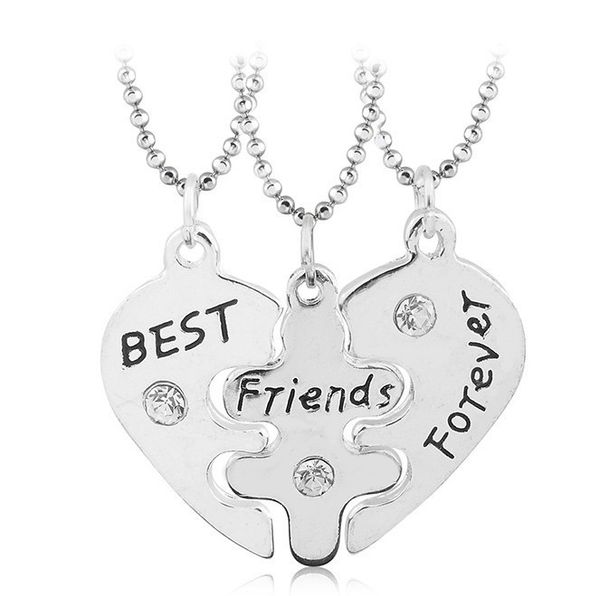 pendant necklaces bonlavie ornament friends splicing bush chain forever love shape necklace wholesale, Silver
pendant necklaces bonlavie ornament friends splicing bush chain forever love shape necklace wholesale, Silver