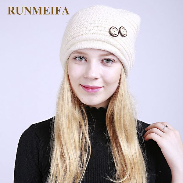 runmeifa 2020 новые женщины kintted хлопок шляпы с кнопками зимний теплый плед cap для девушек chapeau lady beanie шляпы женщин hat, Blue;gray
runmeifa 2020 новые женщины kintted хлопок шляпы с кнопками зимний теплый плед cap для девушек chapeau lady beanie шляпы женщин hat, Blue;gray