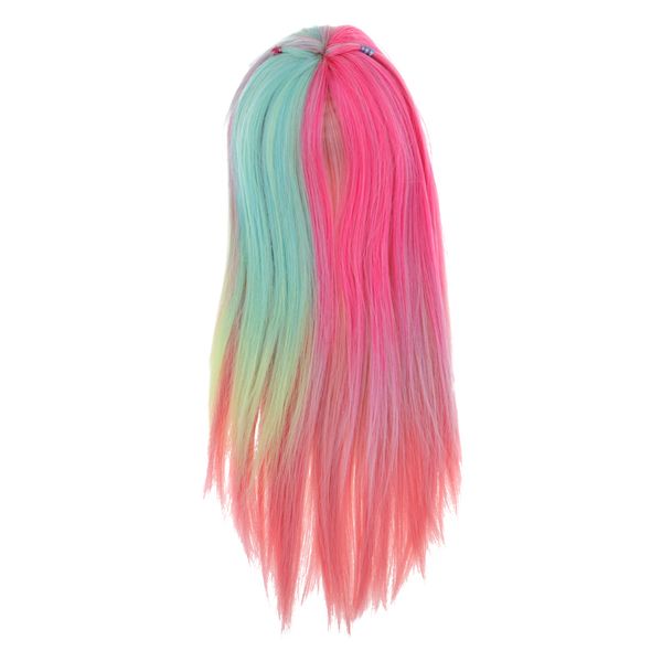 1/3 long big straight wig with bang 22-26cm doll for blythe bjd sd dz luts doll decor pink & green
1/3 long big straight wig with bang 22-26cm doll for blythe bjd sd dz luts doll decor pink & green